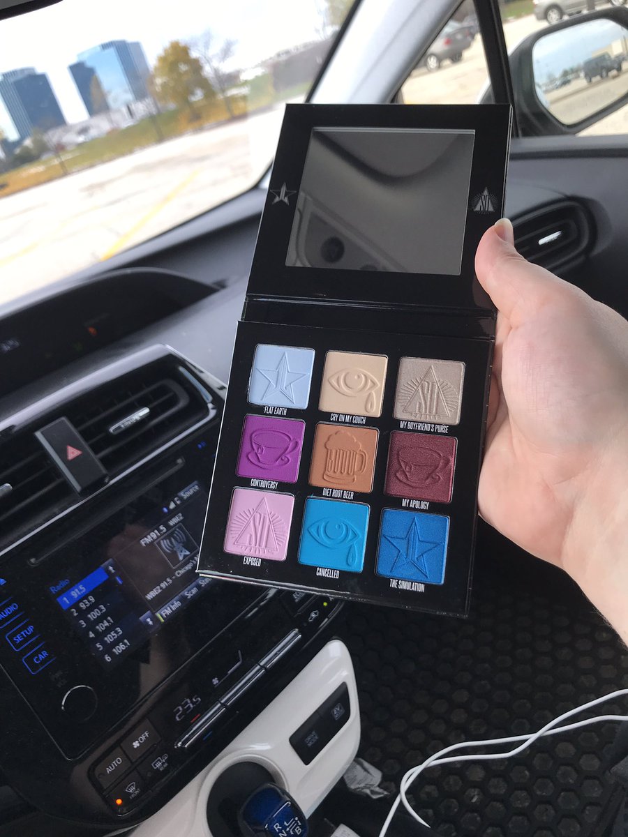 AndrewstheActor's tweet photo. OMG I can’t wait to play!!! It feels sooo amazing to get it in my hands! @shanedawson  and @JeffreeStar you two are amazing inspirations for me... boys can wear makeup and look flawless! I can’t wait for the restock of the pig mirror! Part 7 is gonna be lit! https://t.co/IWRAQRV1BM