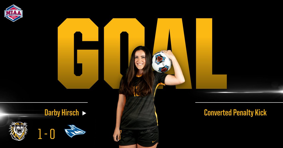 Penalty kick goal scored by senior Darby Hirsch! #DefendTheFort
