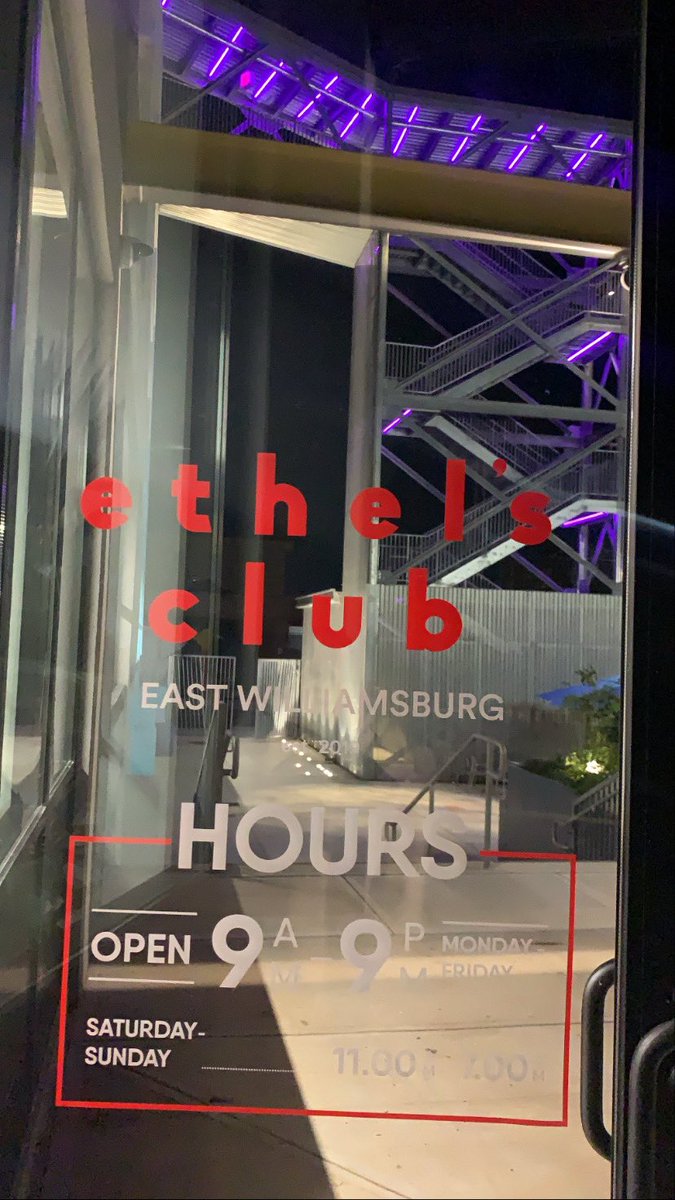 SageQuiamno's tweet photo. Congratulations @ethelsclub for your launch tonight in #Brooklyn, #NYC! 🎉🎉🎉 #EthelsClub https://t.co/dKNI19WTOF