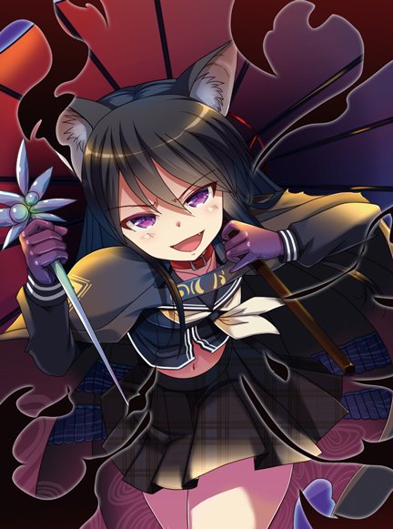 ryokusin_BGS's tweet photo. オリジナルキャラクターの紅葉丸ちゃん。メガミ二柱を宿して決闘するというふるよにの世界で
ユキヒとチカゲという二柱を宿す少女。象徴される武器は傘/簪と毒。
ちょっと？歪んだ暗殺ガールです！ https://t.co/oRObfIKaoZ