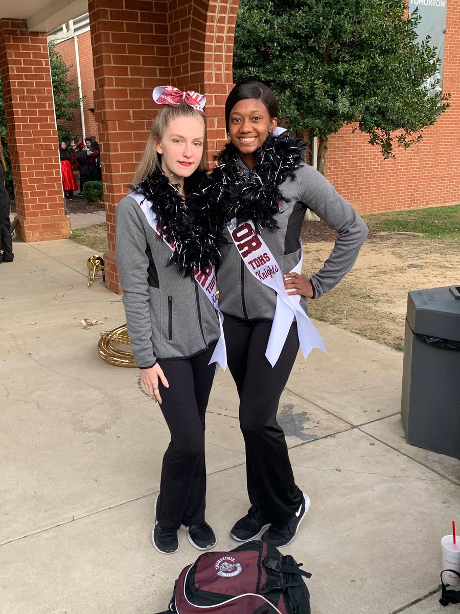 TDDT had fun celebrating senior night and their last home game tonight !