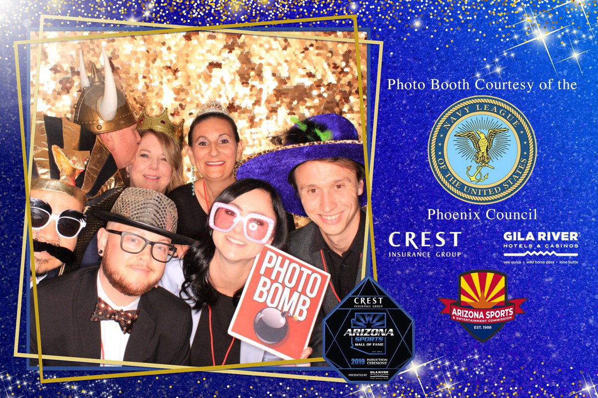 DebLWilliams's tweet photo. The hall of fame @visitphoenix squad! 🏆
Thank you to the real MVPs:
@CrestInsurance @PlayAtGila @NavyLeagueUS @AZSportsEnt https://t.co/vbO8dqwUg9