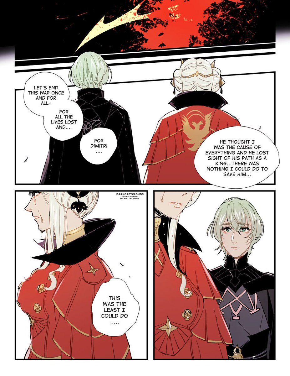 the Edelgard who shed tears died many years ago... 