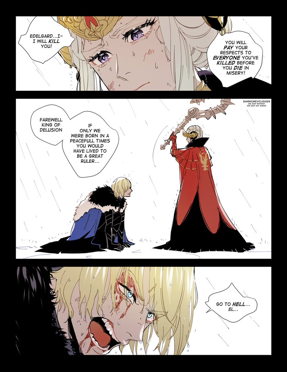 the Edelgard who shed tears died many years ago... 