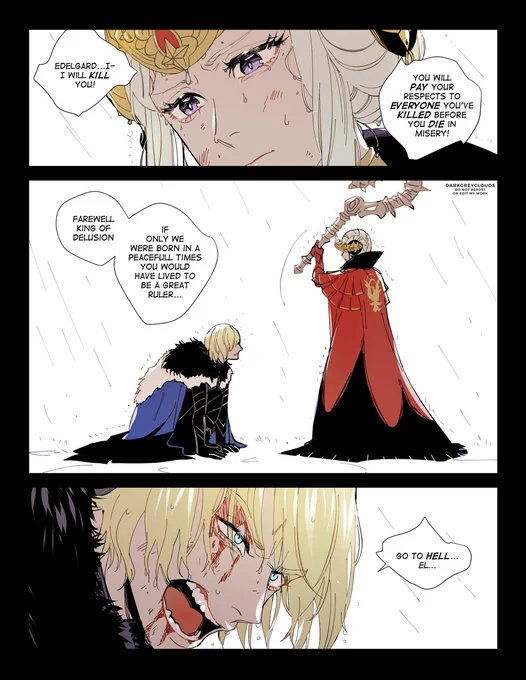 the Edelgard who shed tears died many years ago... 