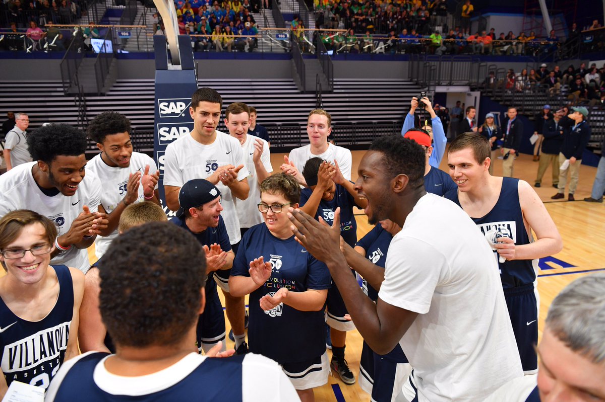 NovaMBB's tweet photo. What a special night in the Finn sharing the court with these amazing Olympians! #novaspo #SPOFallFest https://t.co/Q6Qzr9ApqM
