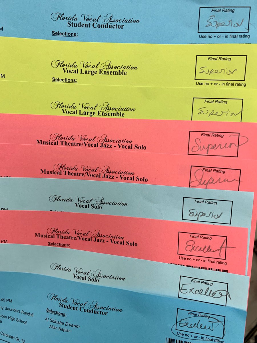 MsAgaoglu's tweet photo. So proud of our Singing Chiefs. 6 Superiors, and 3 Excellents at District Solo &amp; Ensemble. Go Chiefs!!! Looking forward to State Assessments in April. @SHSChiefsChorus @SantalucesHS @Prin_Robinson https://t.co/7S3QAnNwdm