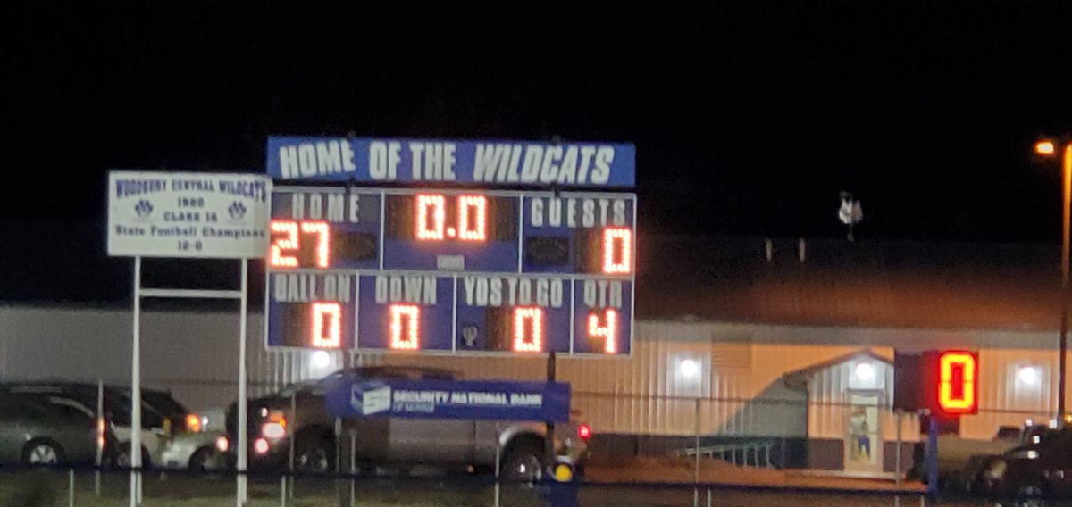 That's a lot of zeros! Wildcats advance to round 2.