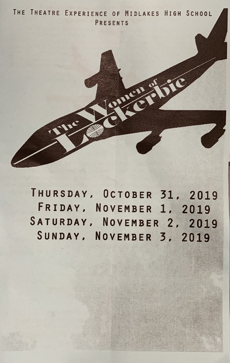 Supt_Sickles's tweet photo. Congratulations to the Midlakes cast and crew of “The Women of Lockerbie”! Absolutely amazing performances, set design, and production to drive home a timely message of the power of love over hate! #MidlakesPride https://t.co/n3cSDWYWrs