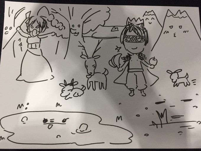 #ELDRAINEADVENTURE #MTGNagoya
とあるデッキをイメージして描きました! 