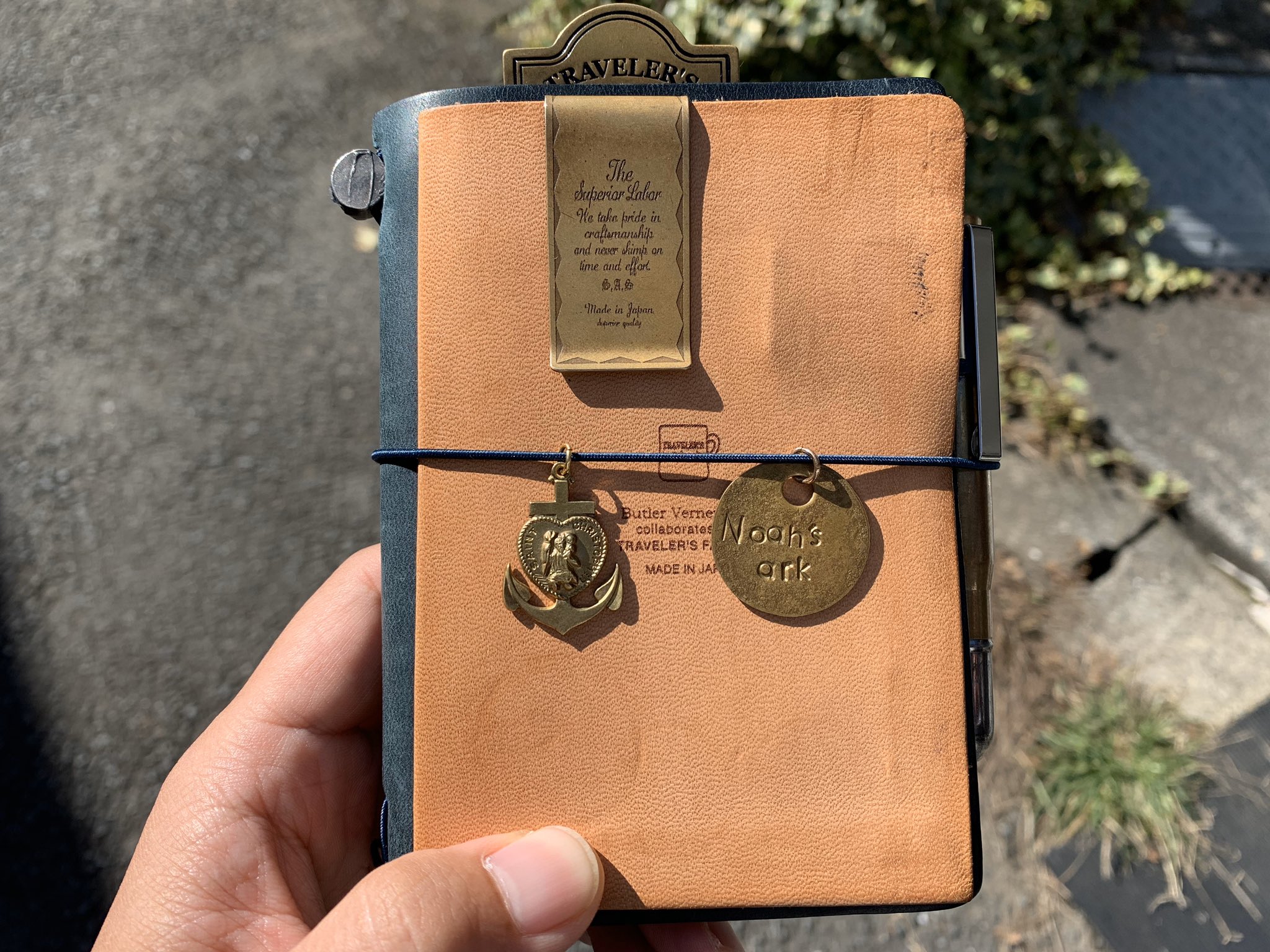 シュペリオールレイバー マネークリップ 新品 トラベラーズノート