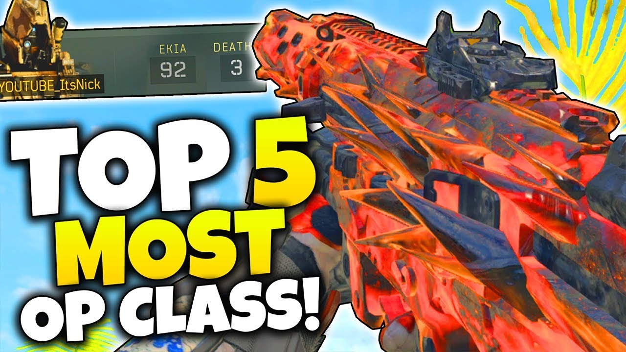 on Twitter "TOP 5 BEST CLASS SETUP IN BO4.. (Overpowered