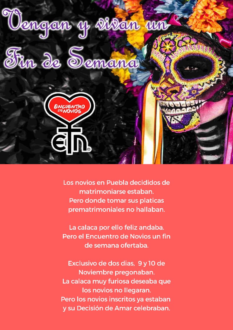 ENoviosPuebla's tweet photo. Calaverita del Encuentro https://t.co/rvDn1zRYJP