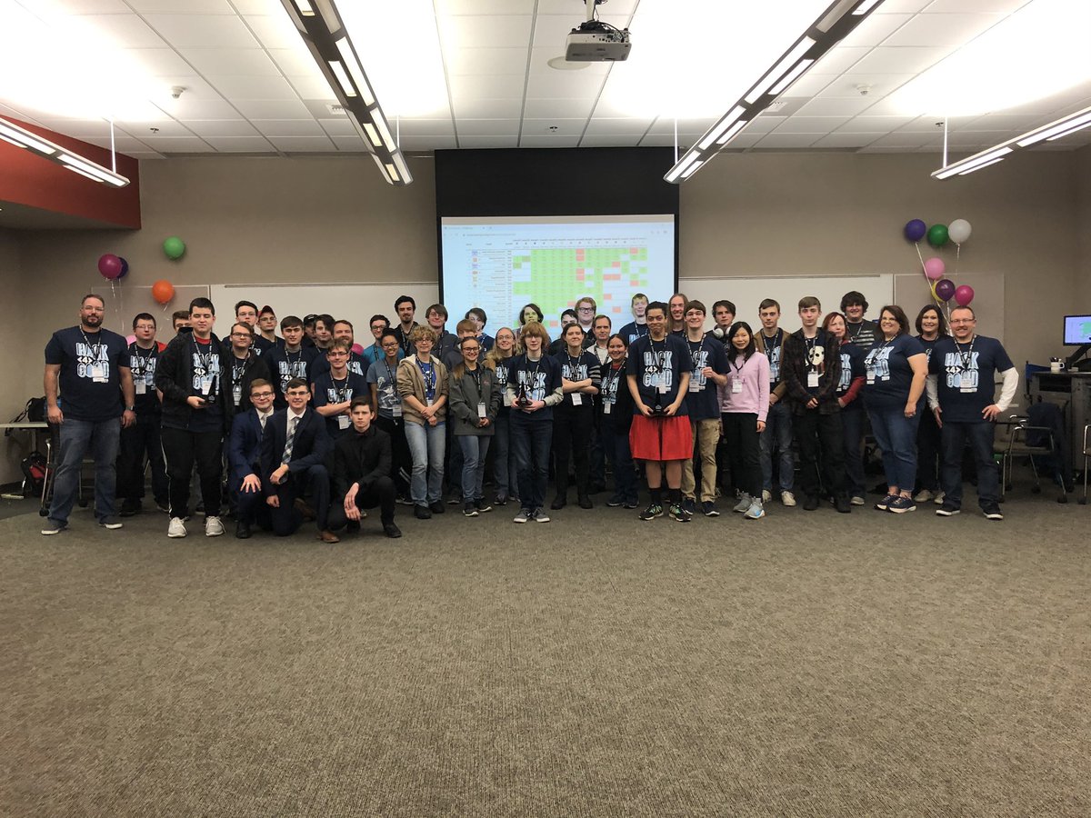 Hack4GoodSGF's tweet image. Congrats to the top 3 teams from today’s High School coding contest: Southwest Classical Homeschool, Ozark High School, and Heil Home School. Thanks to the 19 teams from Southwest Missouri who attended our @matasgf event at @efactorySGF today!! hack4goodsgf.com/high-school/