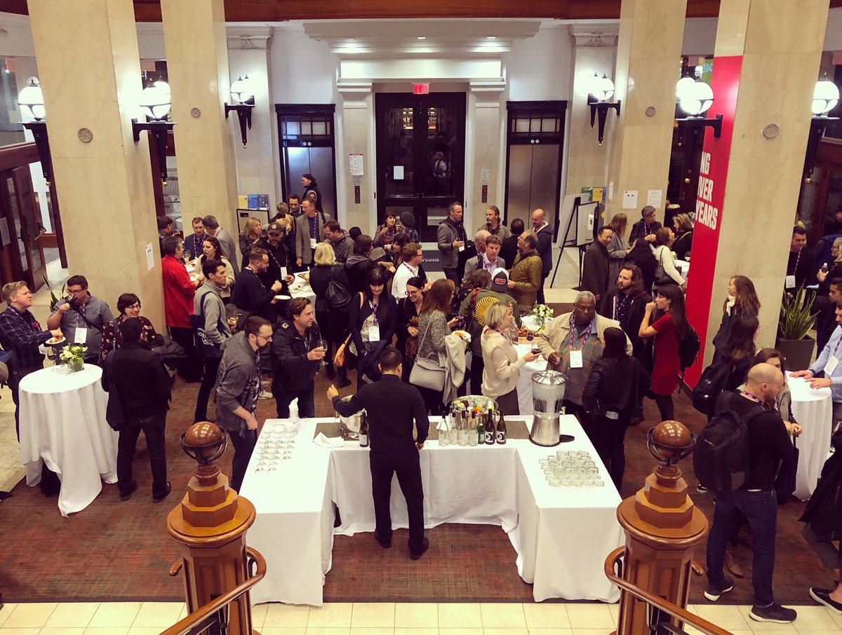 The wine is flowing freely at the #FactualWEST2019 kick-off reception in #Vancouver!🥂#unscriptedtv #entertainment #bcfilmindustry #realitytv #lifestyle #factualtv