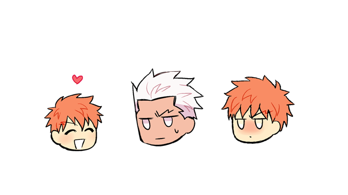 Fgo ちびちゅき弓士の三角関係 皆士郎 さかもとのイラスト Fgo ちびちゅき弓士の三角関係 皆士郎 さかもとのイラスト