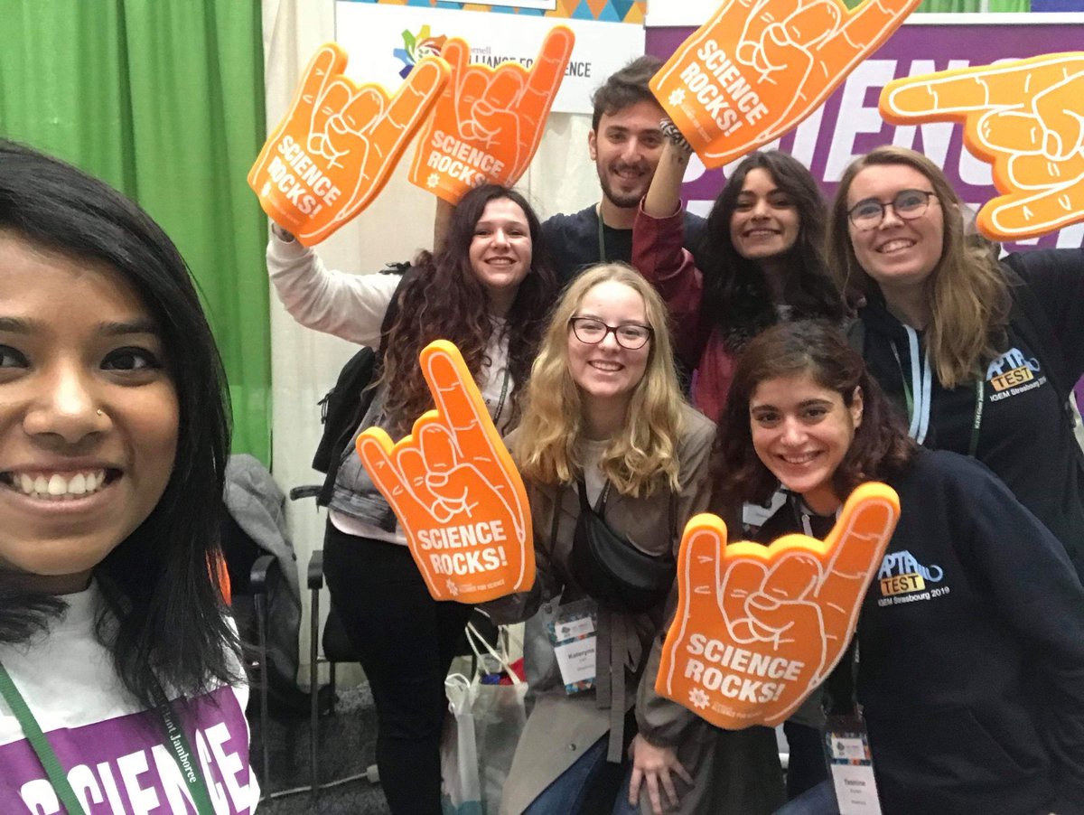 Spending good time at the Giant Jamboree with <a href="/iGEM_Mtp/">iGEM Montpellier</a> #scienceally