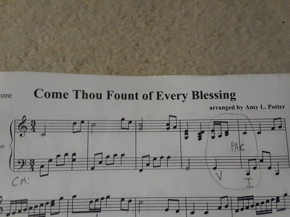 ValarousL's tweet photo. Come Thou Fount of Every Blessing
Composer: Robert Robinson 
September 27, 1735- June 9, 1790
Arranged by Amy L. Potter
#expandthecanon
#umbcmusictheory https://t.co/xbna355HPe