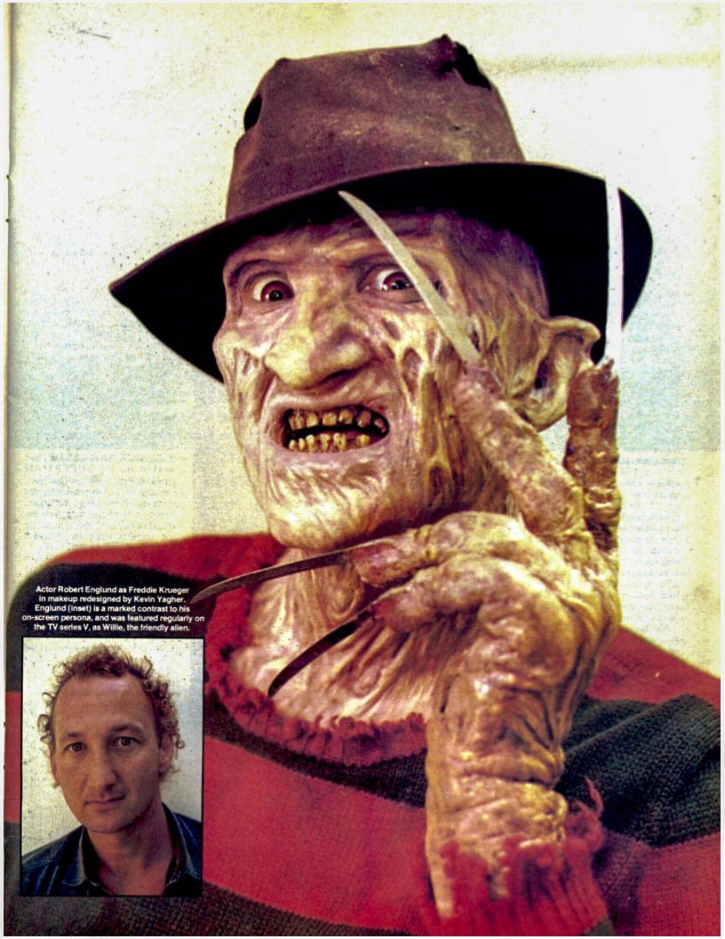 EugWSerra's tweet image. On November 1, 1985, A Nightmare on Elm Street 2: Freddy's Revenge was released! #ANightmareonElmStreet2FreddysRevenge #RobertEnglund #MarkPatton #KimMyers #CluGulager #HopeLange #FreddyKrueger #Cinefantastique @NECA_TOYS