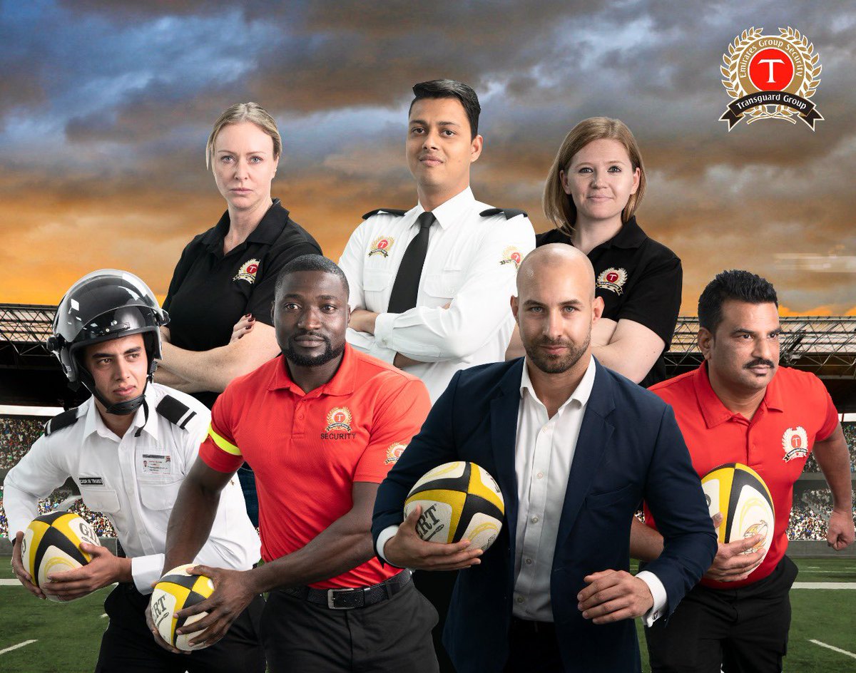 Good luck to England from our 70k staff at <a href="/TransguardHQ/">Transguard Group</a> ( minus a few South African’s 😉) #RWCFinal #ENGvRSA #CarryThemHome #oneteam #MyDubai