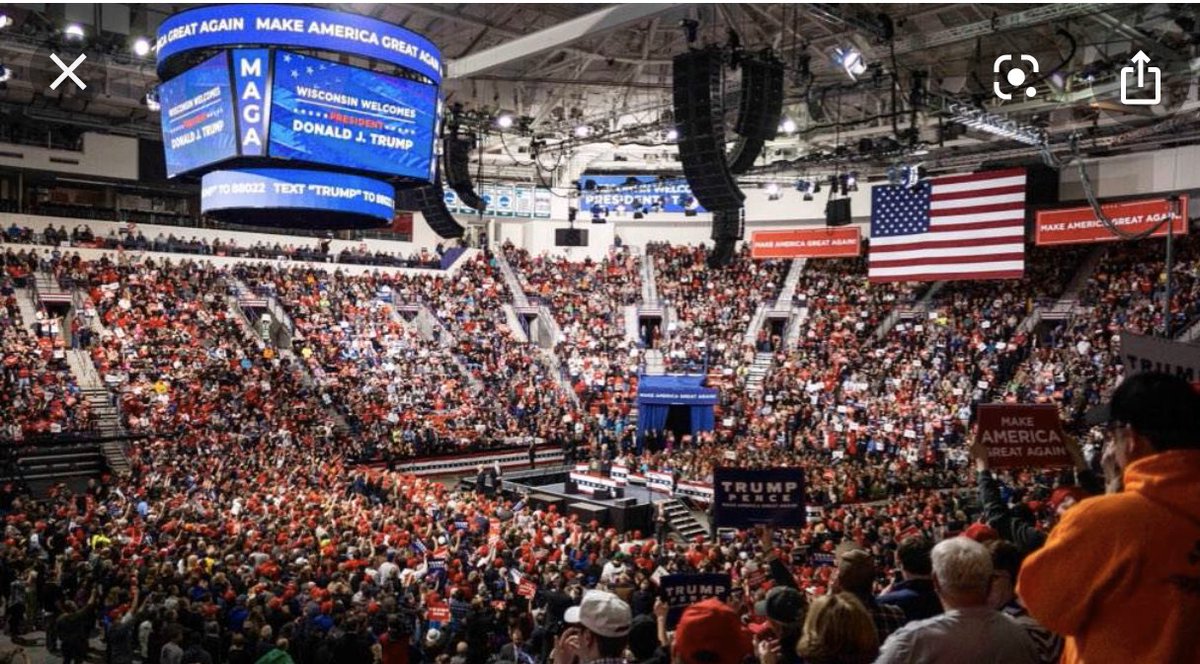 RealDrGina's tweet image. Nancy &amp;amp; Adam: We will worry about your ridiculous fake impeachment bs when ONE of your full-time candidates can fill a stadium like our @realDonaldTrump after working a 16 hour day for America! 🇺🇸