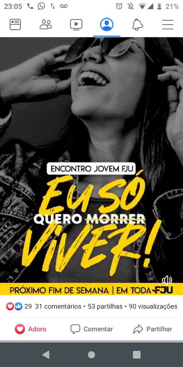 AdmcastroCastro's tweet photo. Viver sem ter a vergonha de ser feliz!!#EuSoQueroViver https://t.co/qVsfeKLXa5