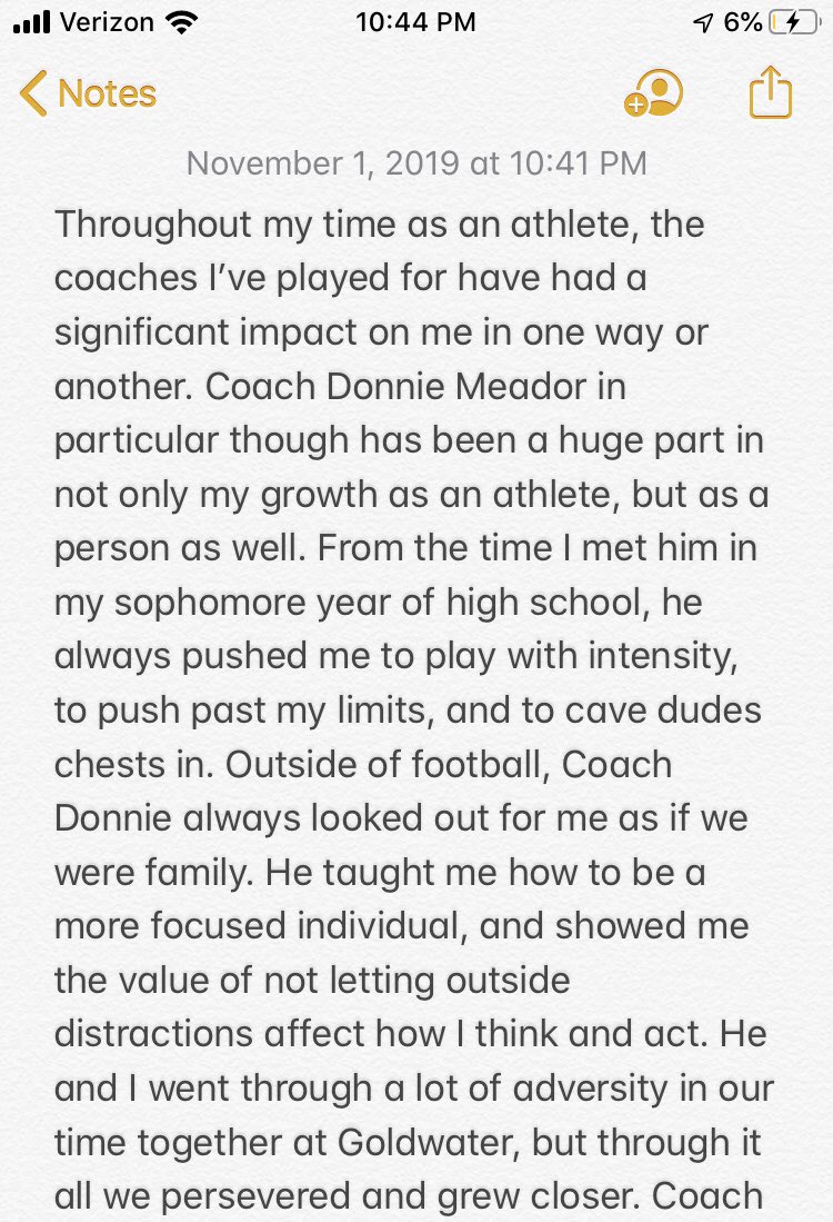 The_TrueIsaiah's tweet photo. First Thankfulness post of the month goes out to my Football Dad @Phantomz73 Much love coach! https://t.co/BVWgBbUzIx