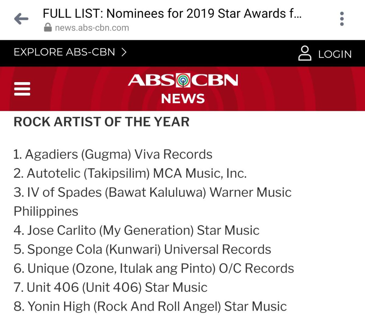 Our very first nomination! Thank you Lord and everyone! 👍🏻