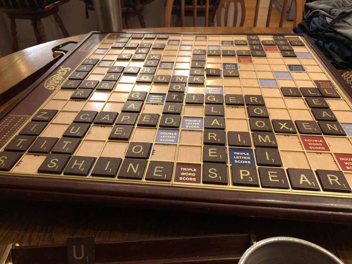 And so it begins... cold weather date nights!
Scrabble &amp; coffee for the win!