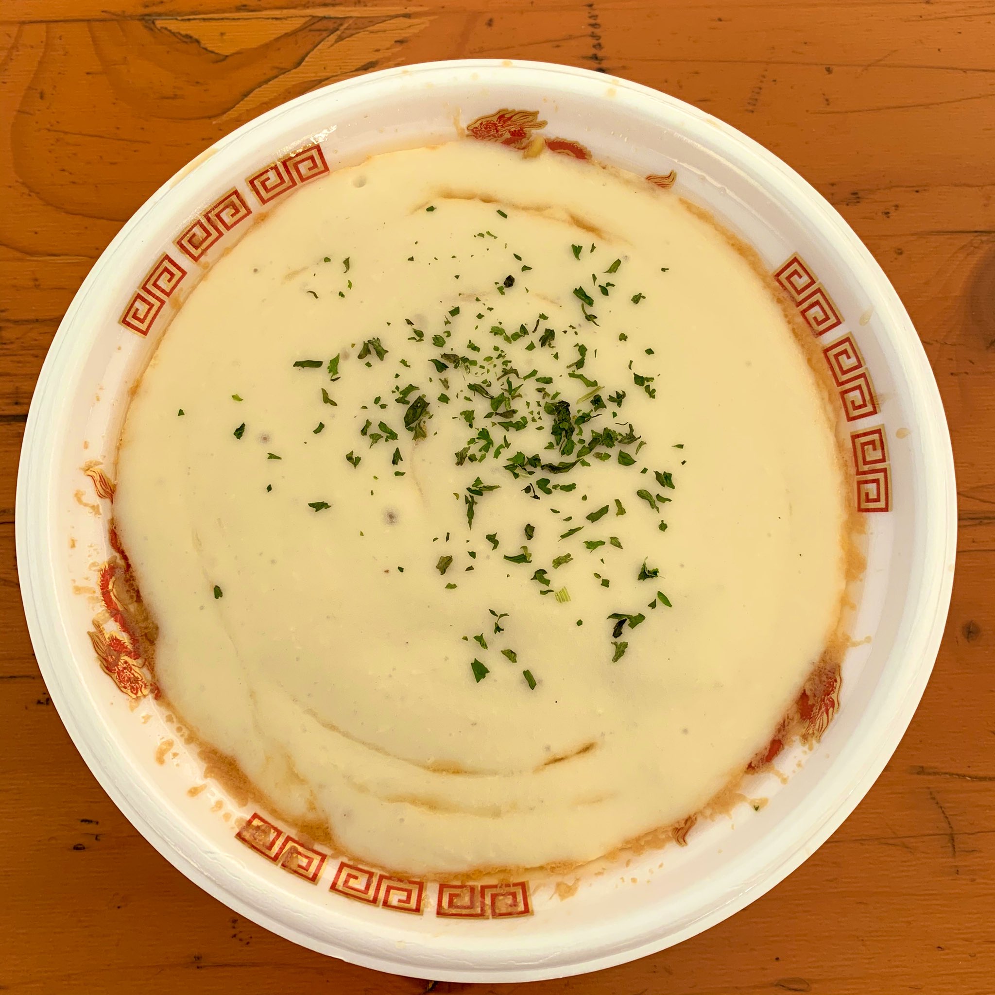 Shiiiii つけ麺博でニセコラーメン風花 ニセコラーメン 白い味噌ラーメン ビシソワーズのエスプーマががのった味噌 ラーメン じゃがいも の味がしっかりして美味しかった T Co Cw9taibg3k Twitter