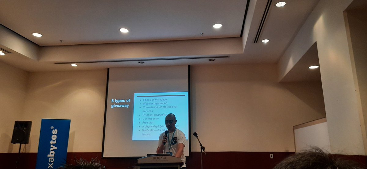 vishalmukadam's tweet photo. Ivan So, talks about content strategy for lead generation and SEO @WordCampKL #WordCamp #WCKL https://t.co/P14nk53lcl