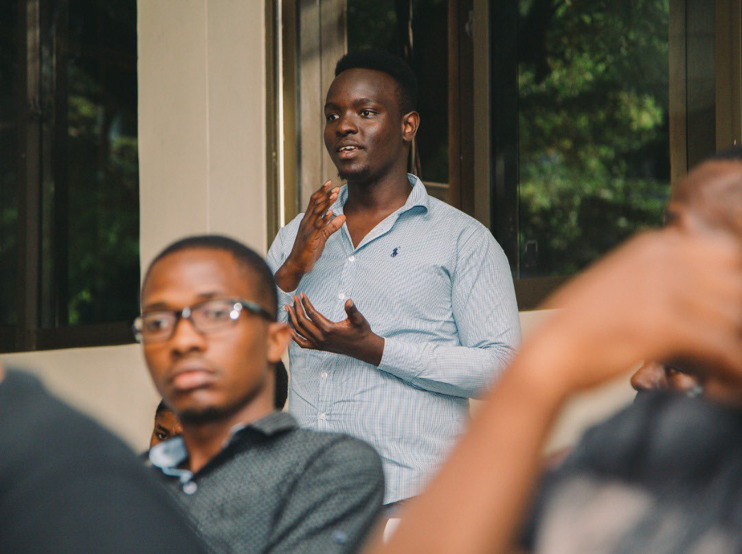 PetriderPaul's tweet photo. AU Coffee session☕️ #AYM2019
Young people have spoken lets promote ;
🔺Solutions driven approaches
🔹Commitment in youth related work
🔸Build capacity building for career development
🔸Be #CountedIn the opportunities of youth @AUYouthProgram !
#1mBy2021 https://t.co/0ohenf1MLU
