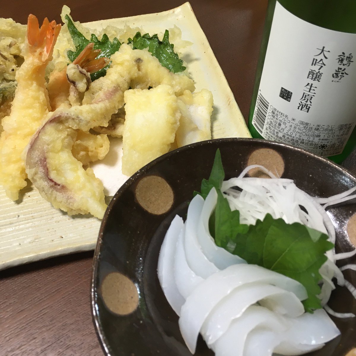 アオリイカ料理