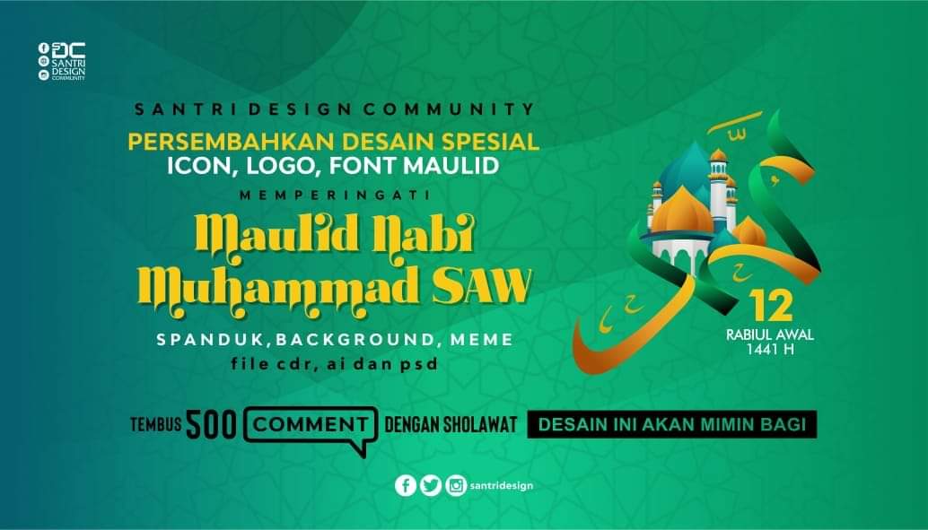 Paling Baru Spanduk Maulid Nabi Saw Cdr Jeromesitaly