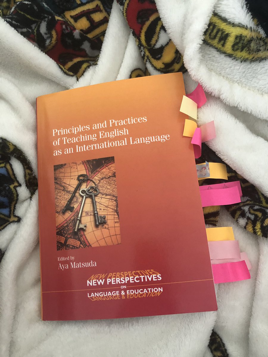 HeleneCombe's tweet image. Book of the week! #tesol #masterstudent #EIL #teachingenglish #esl #elt #ELF