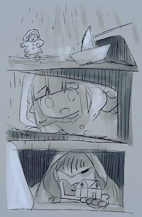 2年前の自分のIT前編の感想掘ってたら当時描いた意味分かんないやつ出て来た 