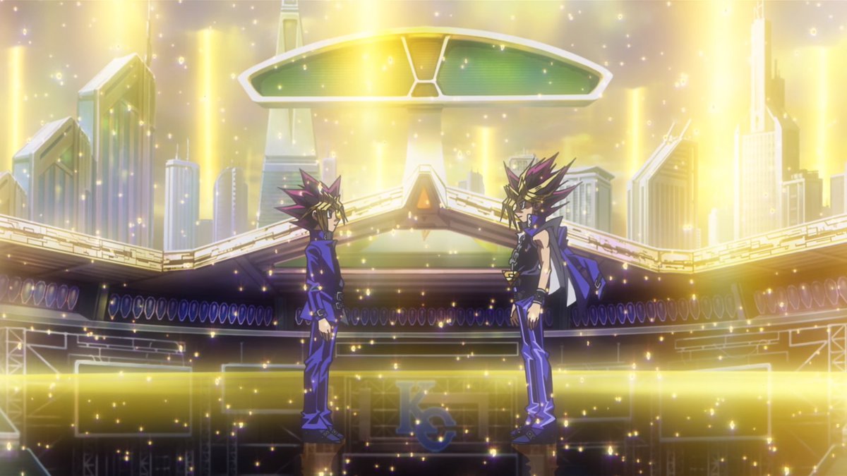 *SPOILER*I remember how excited I felt seeing Yugi and Atem reunite one last time. The moment made even more powerful by how they didn't need use words to communicate their feelings to each other.Their bond is still that strong even after their separation.