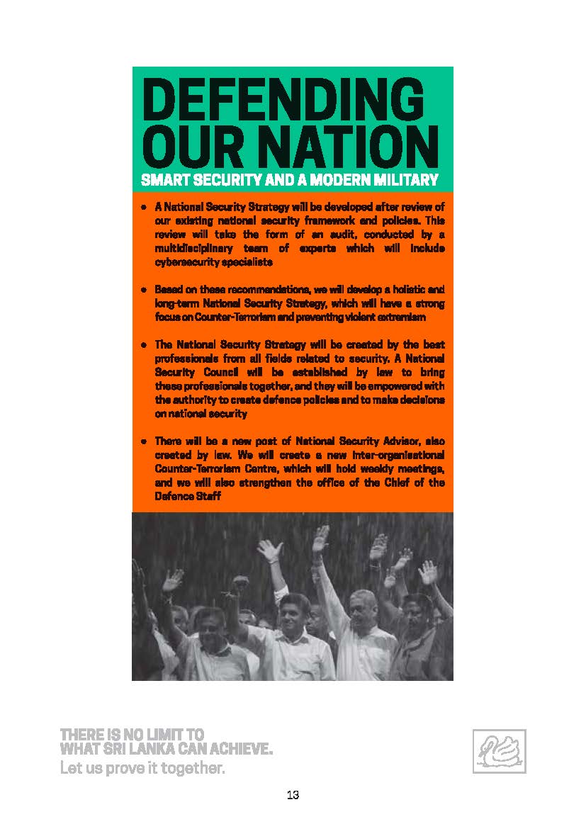 sajithpremadasa's tweet photo. Defending Our Nation: Smart Security & Modern Military #SajithSocialRevolution #StrongNation #CompetitiveEconomy #FairSociety #Manifesto https://t.co/3VJ4VR4qVR