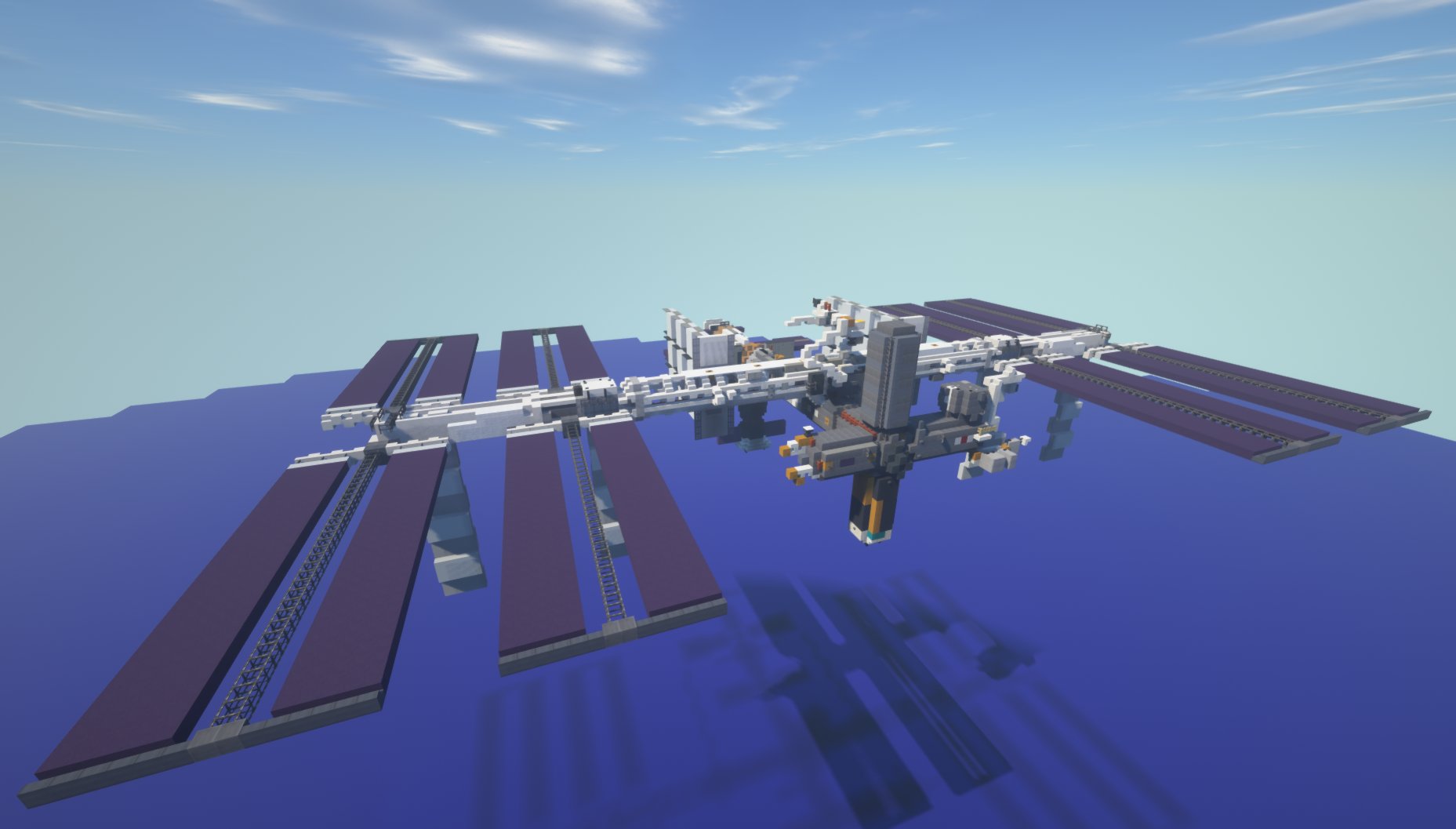 Daina Minecraft軍事部 国際宇宙ステーション Iss 影modすごいですねぇ Minecraft マイクラ Iss Nasa 影mod Jaxa マイクラ軍事部 宇宙 Minecraft軍事部 T Co Grxjumxn7d Twitter