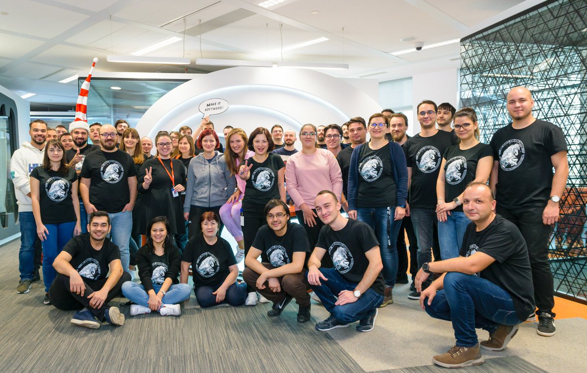 Zitec's tweet photo. Top o' the mornin' to y'all from the last hackers standing here at the #Zitec HQ, where we've just ended the 9th #ZiHack coding sessions!
Later today we're gathering again for a round of demos and presentations, awards ceremony and, of course, the long-expected hackers party! https://t.co/toGqeaIJ4e