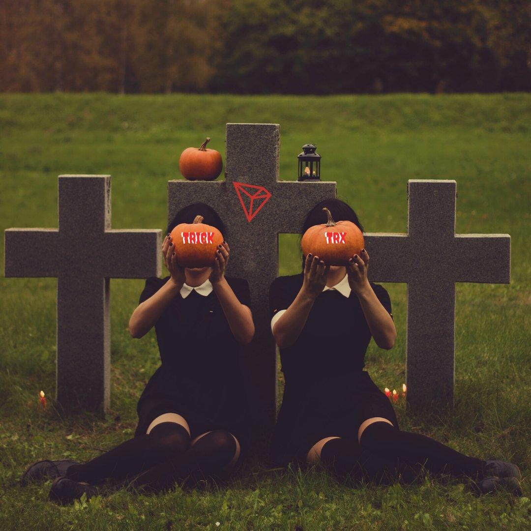 BonniLENG's tweet photo. @Tronfoundation Happy Halloween everyone
#TRICKorTRX https://t.co/7n4JodGwOb