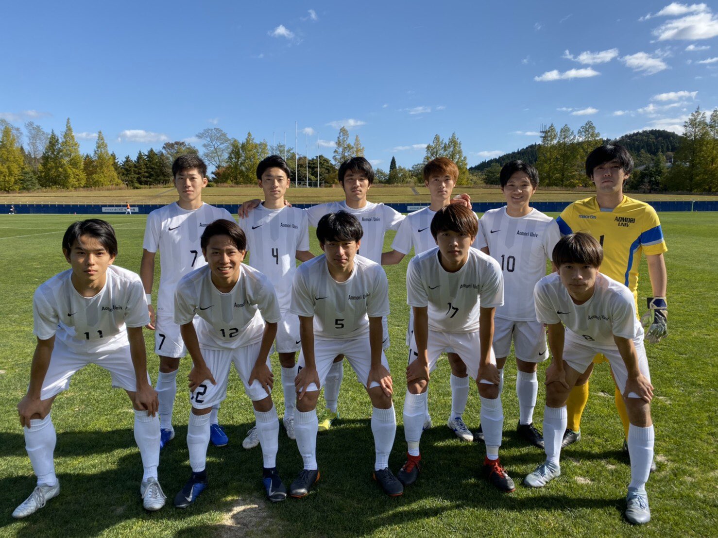 Twitter 上的 青森大学サッカー部 試合結果 11 2 土 東北大学サッカーリーグ１部 第12節 延期分 青森大学vs東北大学 2 4 得点者 高橋一真 岩見倫弥 アシスト 藤田春太郎 2 最終戦が終わり結果6位でシーズンが終了し １部残留が決まりました 応援ありがとうご
