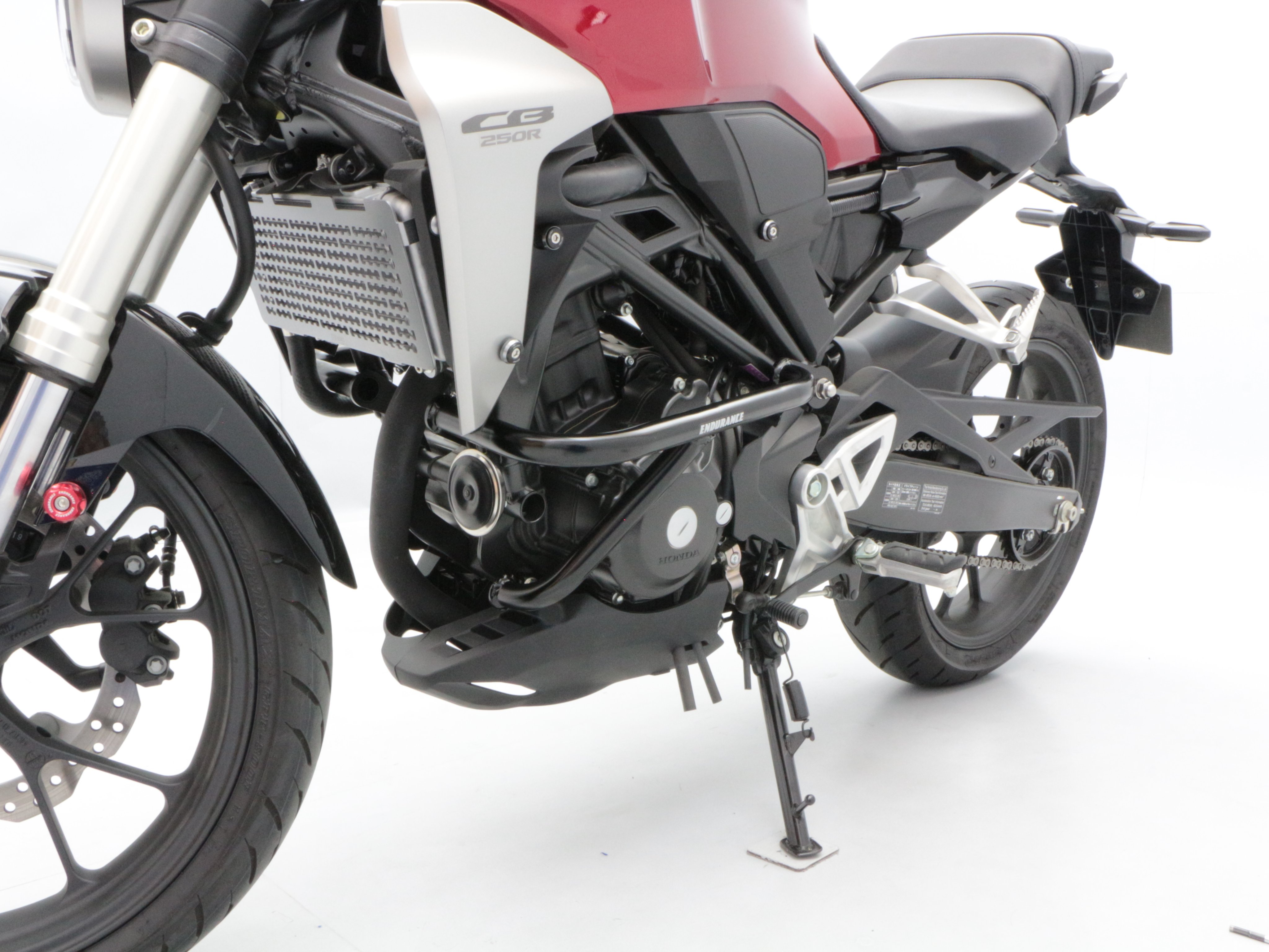 エンデュランス バイクパーツの開発 製造 販売 Lt Lt 開発課よりお知らせ Gt Gt Cb250r用エンジンガードはステー位置などの細かな調整も終わり試作最終段階に入りました もちろんabs対応です 発売時期など詳細は随時webにアップしていきます
