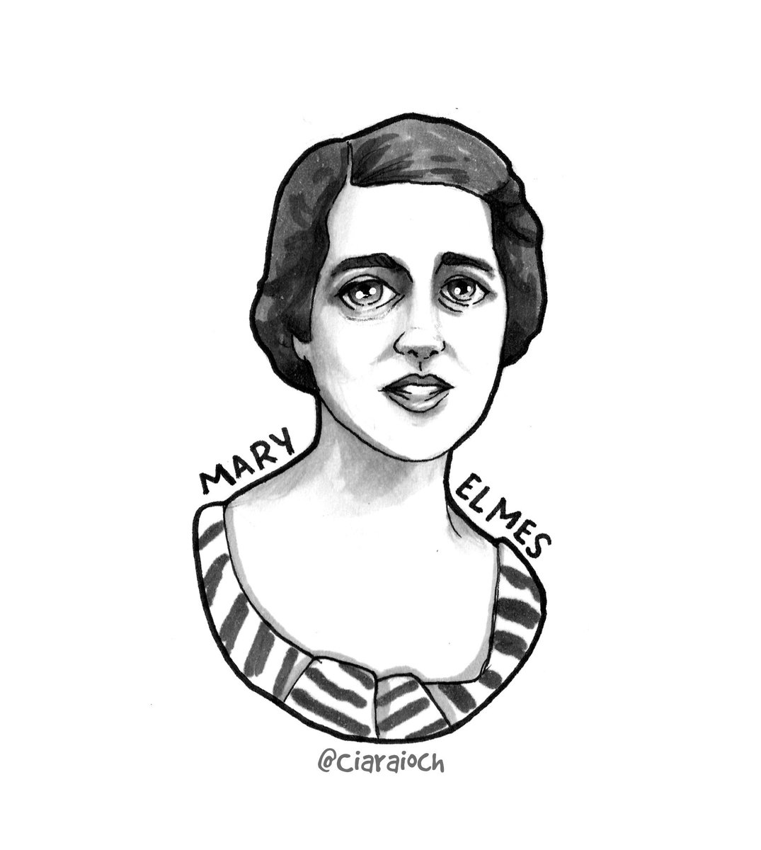  #MiniMná number 2 is Mary Elmes, a Cork-born aid worker who risked her own life - and was arrested and jailed by the Gestapo - helping to save hundreds of Jewish children from the Nazis during WW2, including smuggling some of them to safety in the boot of her car.  #Mnávember