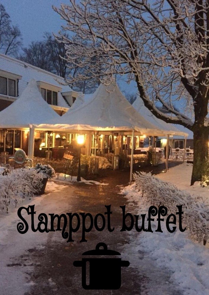 Zondag 10-11 en zondag 8-12 stamppotavonden! 
Boerenkool, zuurkool en hutspot, speklap, rookworst, saucijs, spare ribs, spekjes en jus, diverse zuren. Aanvang 17.30, 23.50 p.p.
Graag reserveren, het gaat alleen door bij voldoende deelname.
Ook bezorgen wij bij u thuis of bedrijf!
