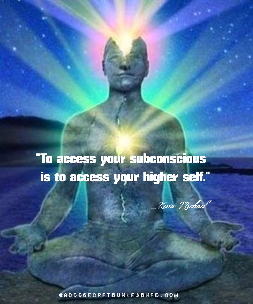 sbraegger11's tweet image. &quot;To access your subconscious is to access your higher self.&quot;
#accessing #subconscious #higher #self #awareness #awakening #divine #universal #energy #soul #guidance #purpose #wisdom #empowerment #love #light #meditation