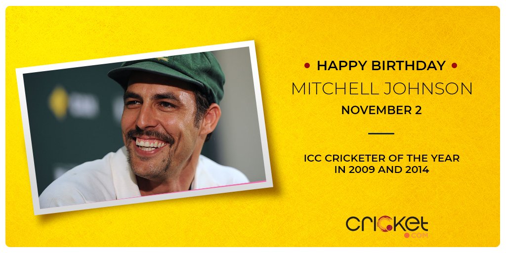 Happy Birthday to Mitchell Johnson! 