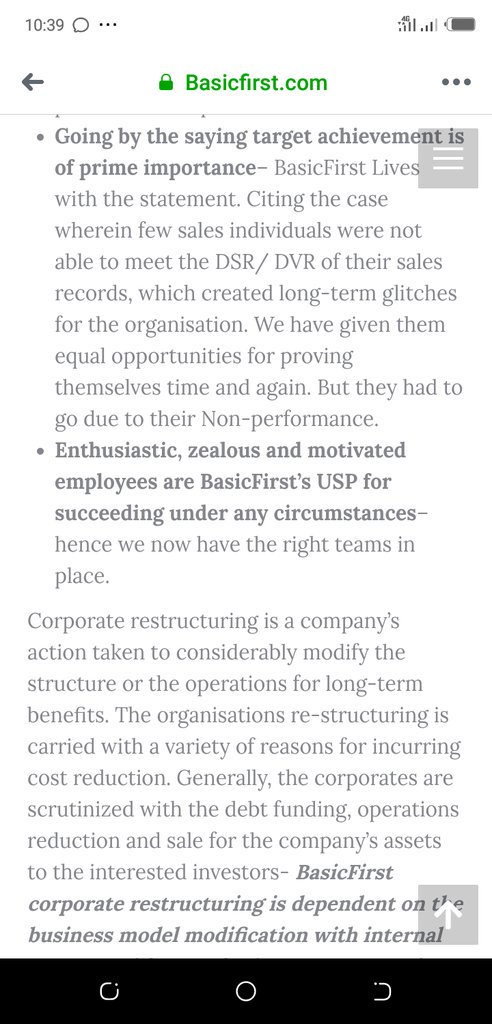 sashish1432's tweet image. #Basicfirst #basic first #Cnnnews #ndtv #zeenews #dainikbhaskar.
Basic first is not providing salary to its employees on the other hand they are making false excuses that employes are cheating them.Why they hired such a long team if they are not capable of paying.