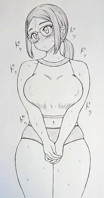 初めて見るおちんちんから恥ずかしくて目をそらすもこれからされることを想像し胸の鼓動が激しくなる眼鏡巨乳の地味子ちゃん。(陸上部) 