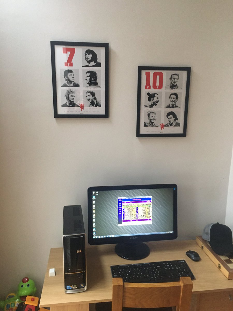 Finally got round to putting these up, thanks @citizenedwards for the amazing prints. I’d recommend checking them out - top quality, thanks mate #UnitedLegends #FootballPrints #CM0102